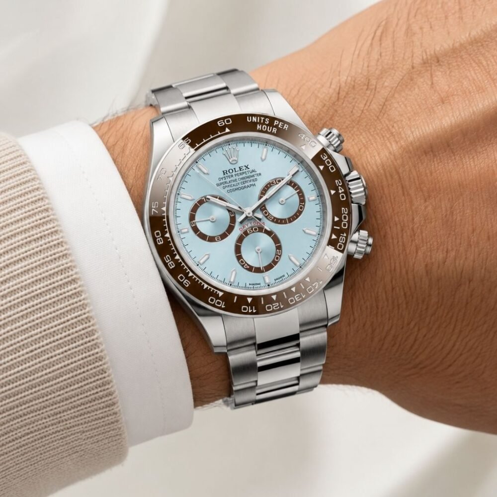 Rolex Cosmograph Daytona Oyster 40mm Blue Platinum 126506 0002