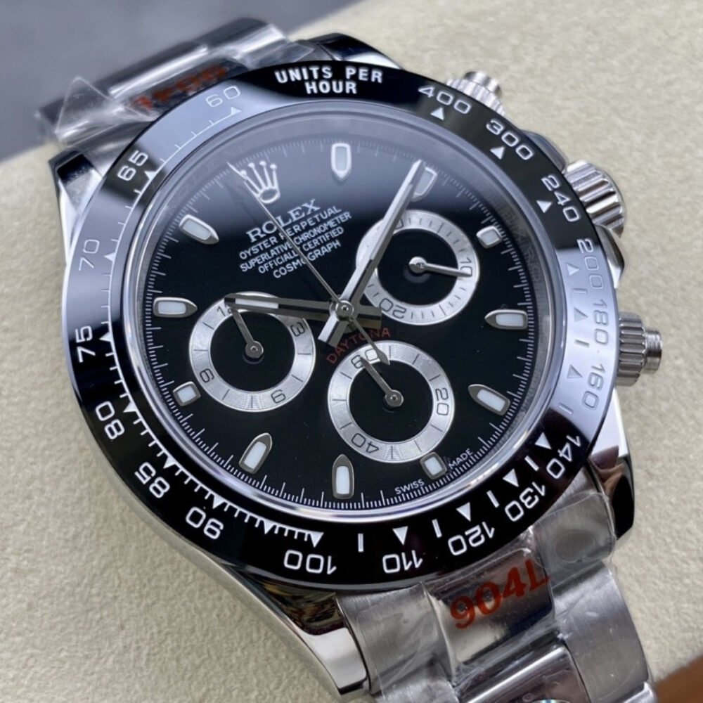 Rolex Cosmograph Daytona Oyster Silver Black Dial 40mm 116500LN 0002