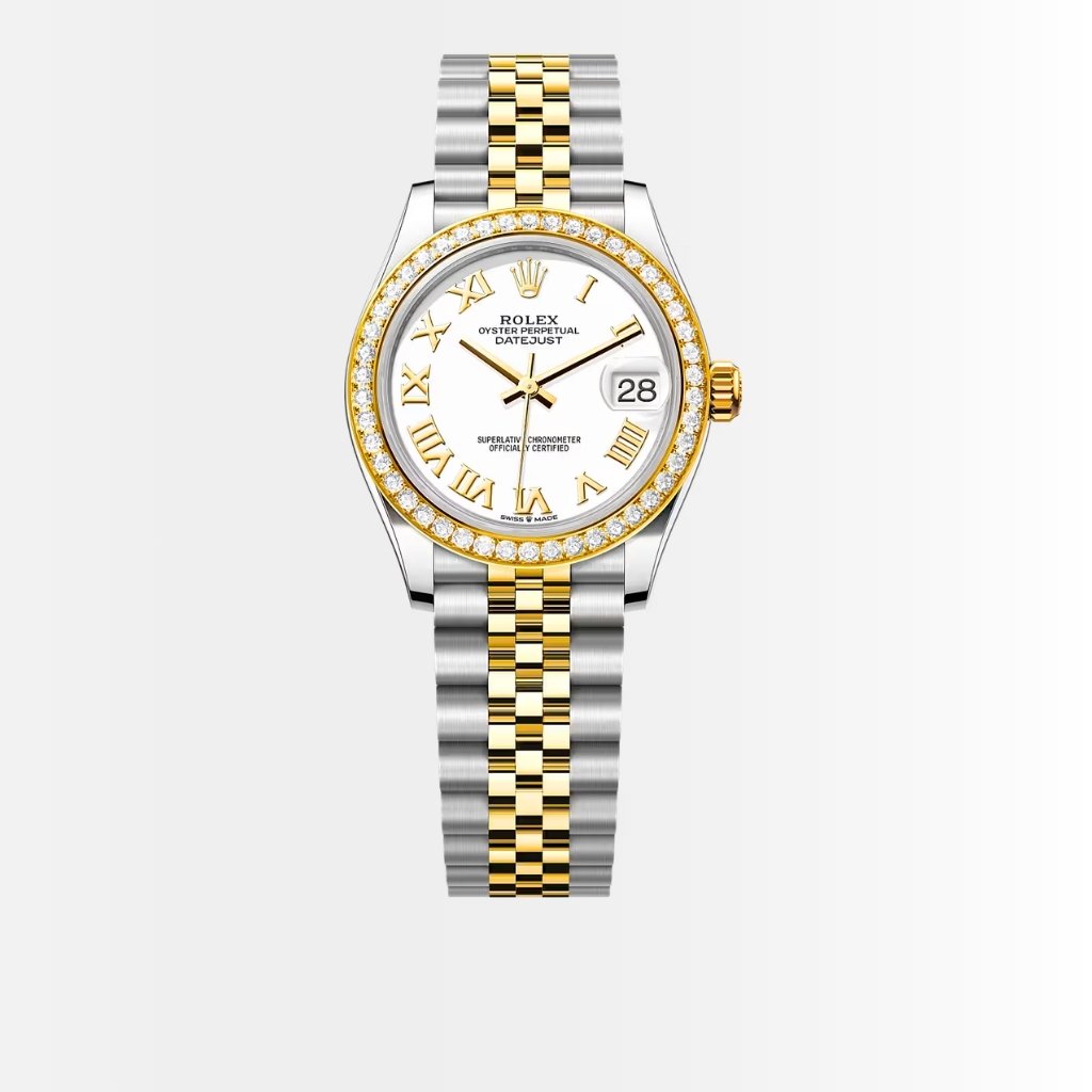 Rolex Datejust 31 Oyster Gold White Dial 31mm 278383RBR