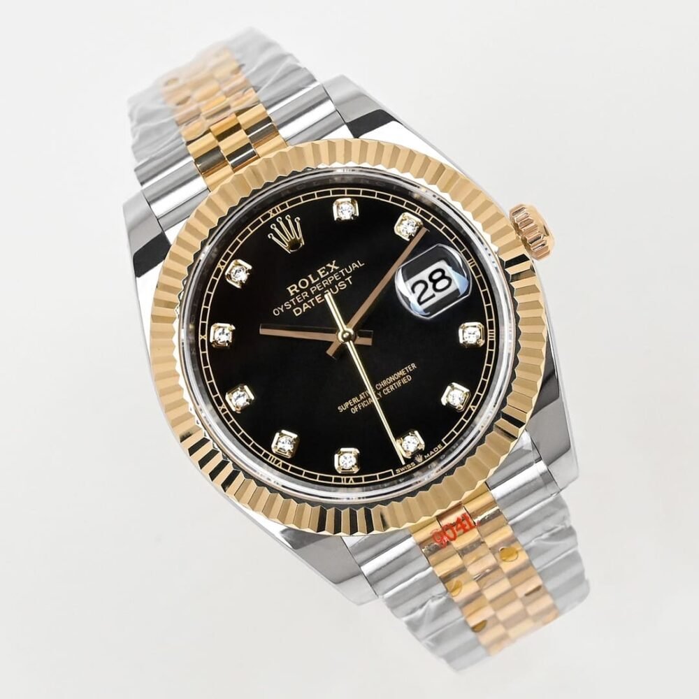 Rolex Datejust 41 Oyster Gold Black Dial 41mm 126333 0006