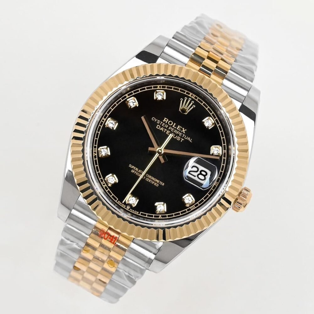 Rolex Datejust 41 Oyster Gold Black Dial 41mm 126333 0006