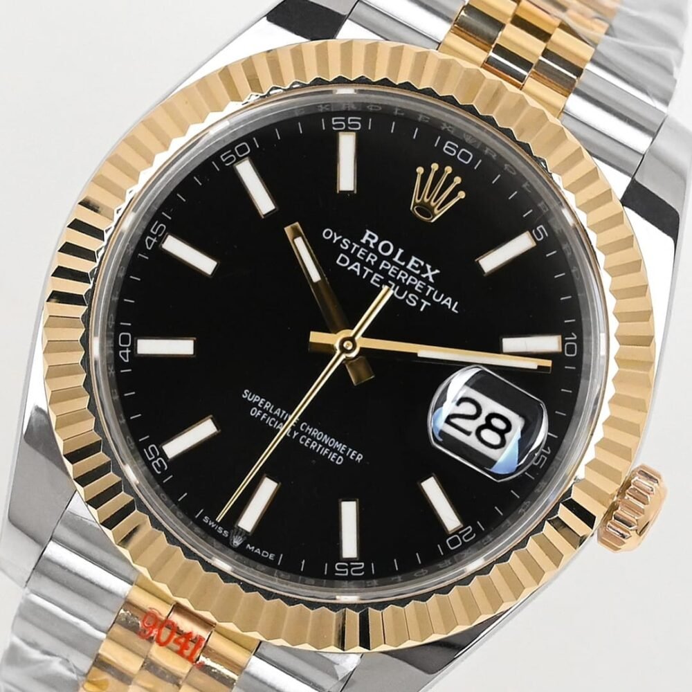 Rolex Datejust 41 Oyster Gold Black Dial 41mm 126333 0014