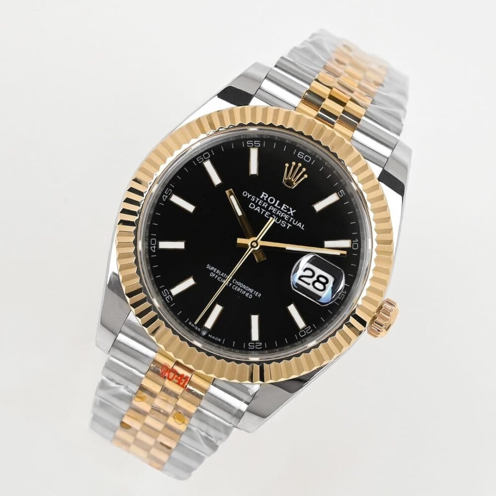 Rolex Datejust 41 Oyster Gold Black Dial 41mm 126333 0014