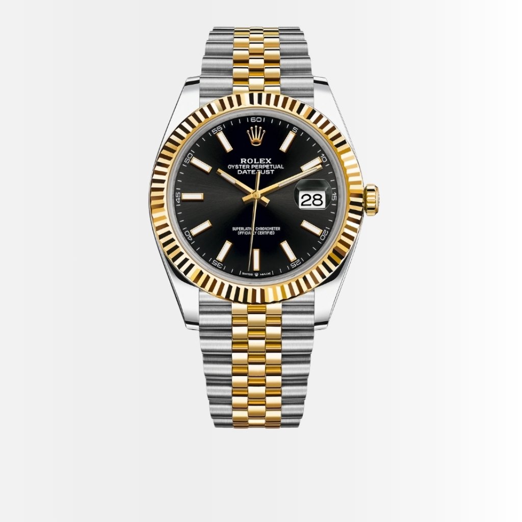 Rolex Datejust 41 Oyster Gold Black Dial 41mm 126333 0014