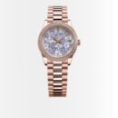 Rolex Datejust Everose Gold Floral Motif Diamond Dial 31mm 278285RBR 0036