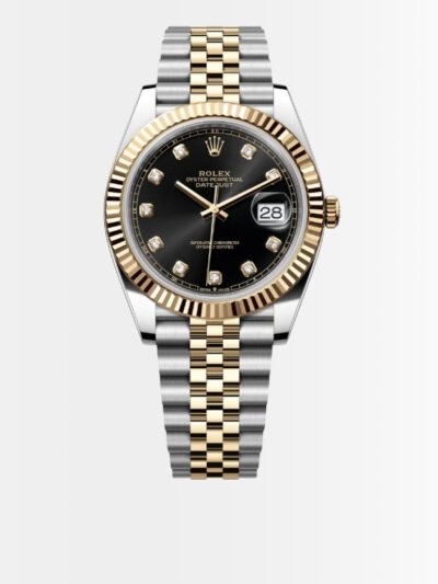 Rolex Datejust Jubilee Black Dial Gold 41mm 126333 0006