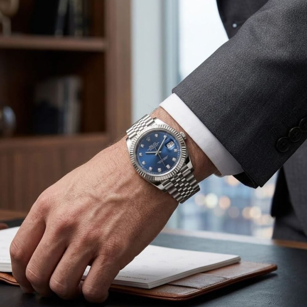 Rolex Datejust Oystersteel And White Gold 41mm 126334