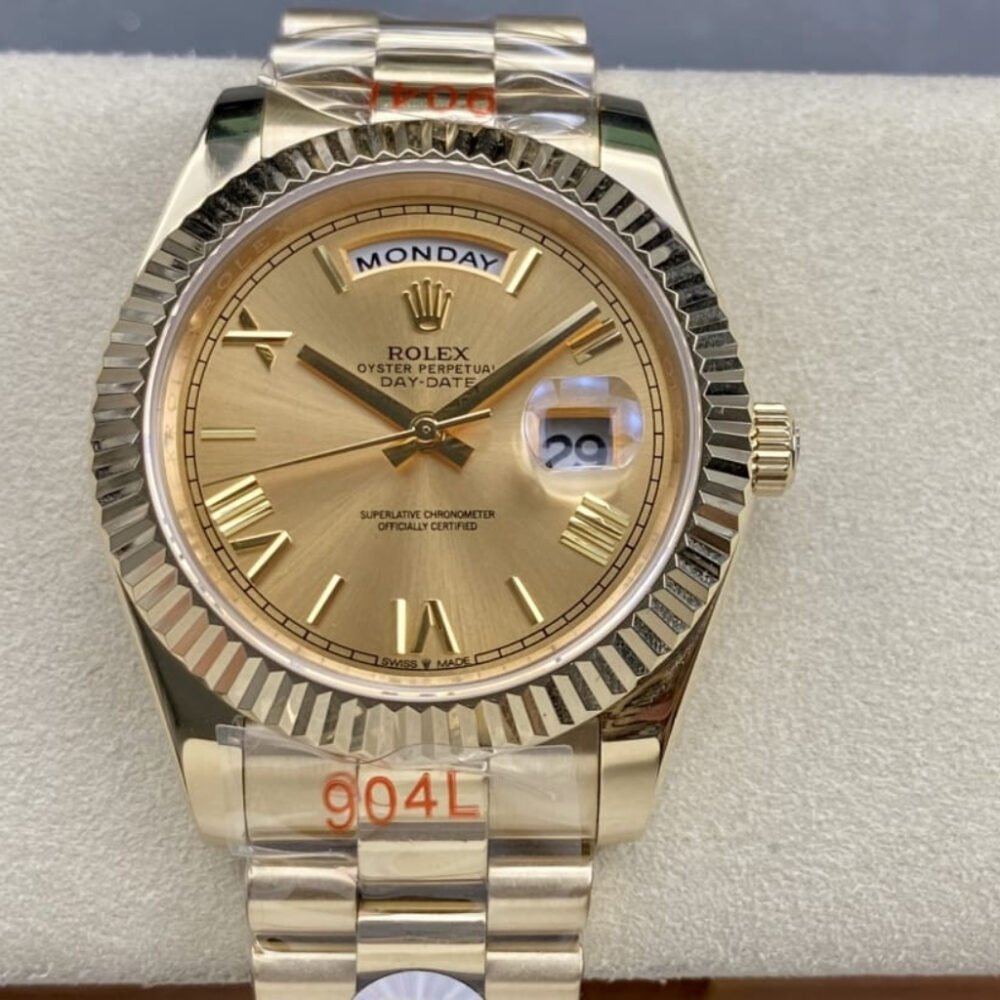 Rolex Day Date Champagne Dial Gold 40mm M228238 0006