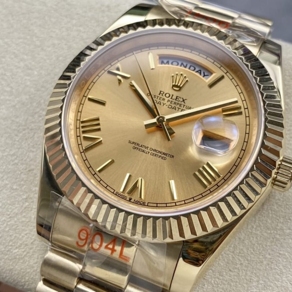 Rolex Day Date Champagne Dial Gold 40mm M228238 0006