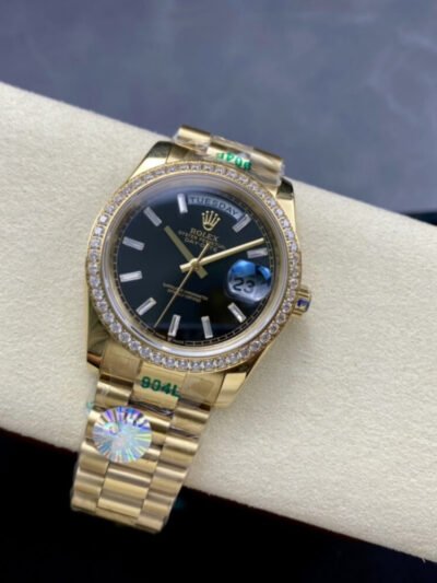 Rolex Day Date Gold Black Dial 36mm 228398TBR 0001