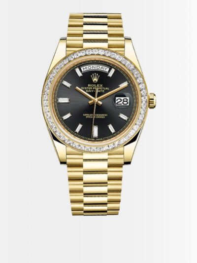 Rolex Day Date Gold Black Dial 36mm 228398TBR 0001