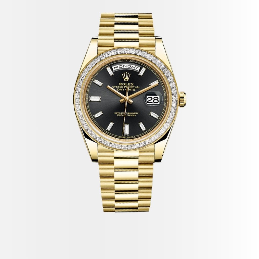 Rolex Day Date Gold Black Dial 36mm 228398TBR 0001