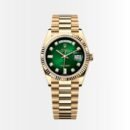 Rolex Day Date Oyster Everose Gold Green Dial 36mm 128238