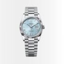 Rolex Day Date Oyster Platinum Ice Blue Dial 40mm 228236