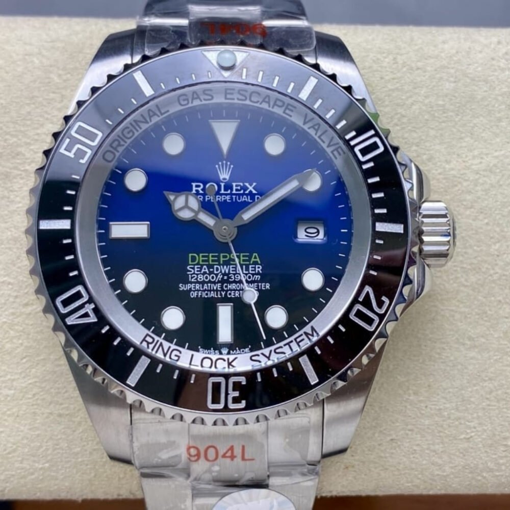 Rolex Deepsea Oyster Silver Blue Gradient Dial 40mm 136660 0005