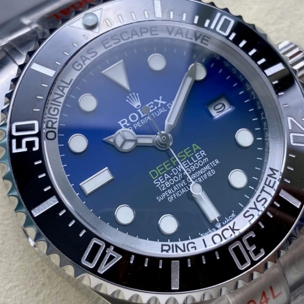 Rolex Deepsea Oyster Silver Blue Gradient Dial 40mm 136660 0005