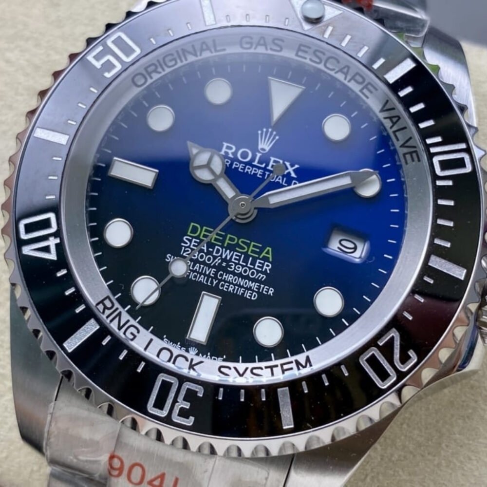 Rolex Deepsea Oyster Silver Blue Gradient Dial 40mm 136660 0005