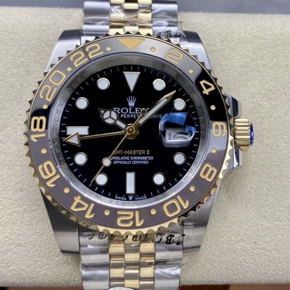 Rolex GMT Master II Oystersteel And 18K Yellow Gold 40mm 126713GRNR 0001