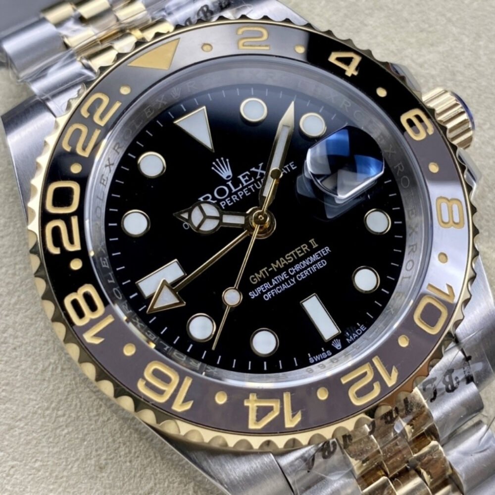 Rolex GMT Master II Oystersteel And 18K Yellow Gold 40mm 126713GRNR 0001