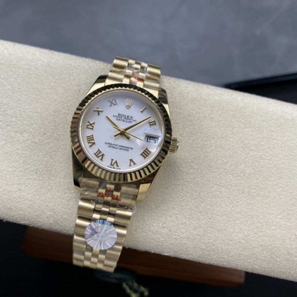Rolex Lady Datejust Gold White Dial 31mm 279178 0030