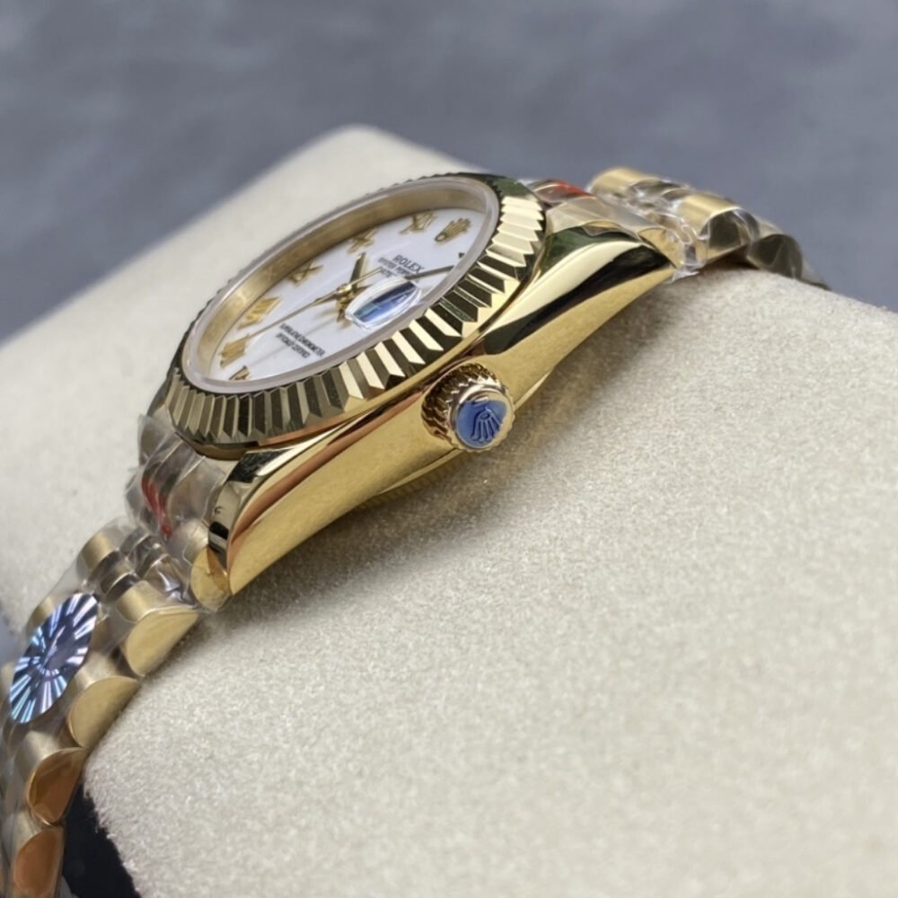 Rolex Lady Datejust Gold White Dial 31mm 279178 0030