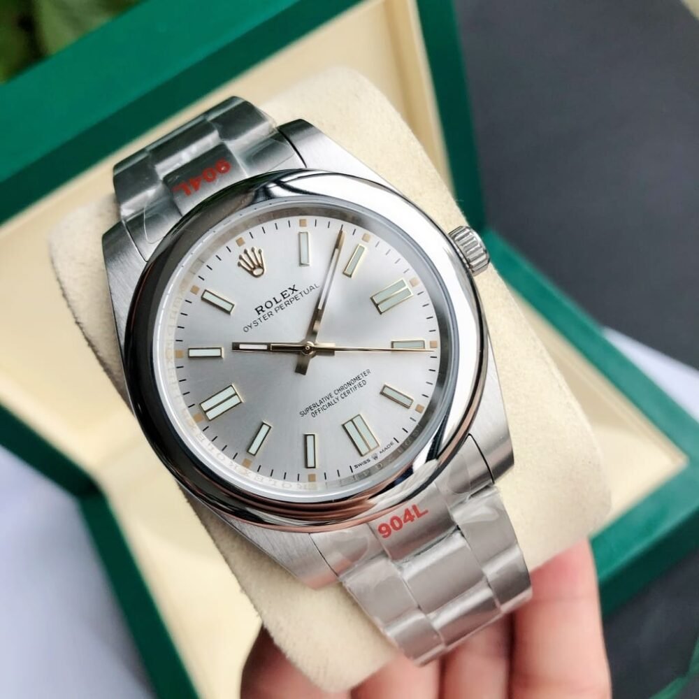 Rolex Oyster Perpetual Silver Dial 40mm M126000 0001