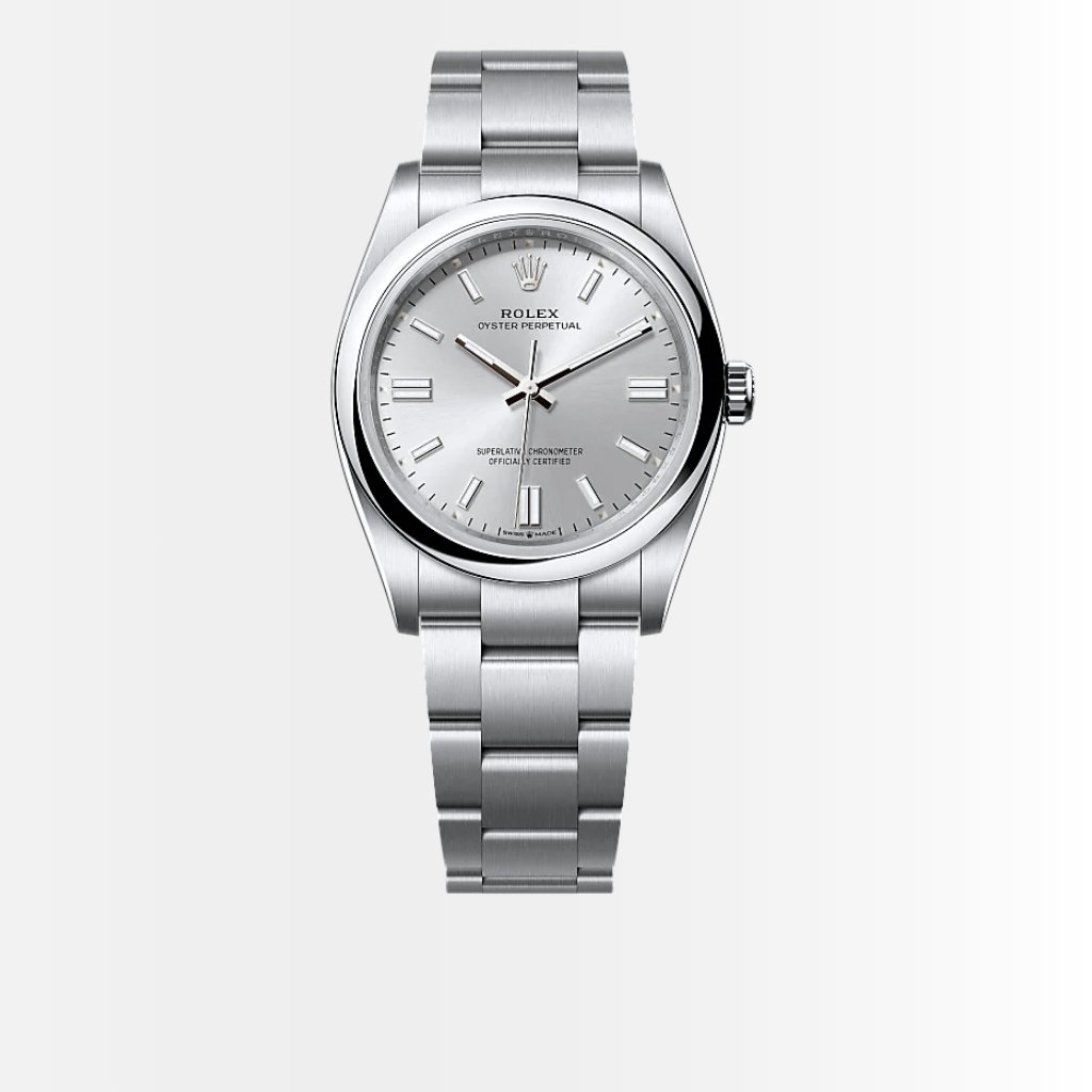 Rolex Oyster Perpetual Silver Dial 40mm M126000 0001
