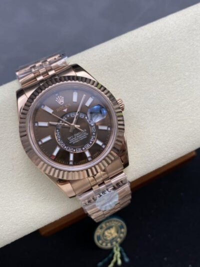 Rolex Sky Dweller Oyster Everose Gold Chocolate Dial 42mm 336935 0002