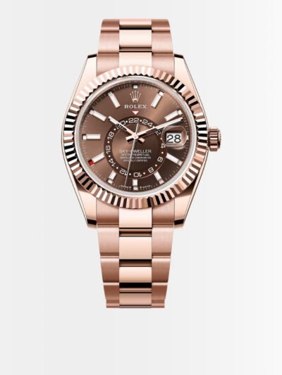 Rolex Sky Dweller Oyster Everose Gold Chocolate Dial 42mm 336935 0002