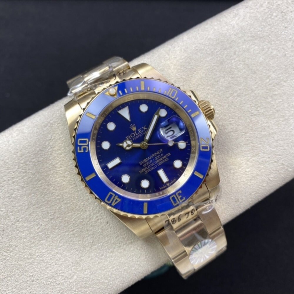 Rolex Submariner Date Blue Dial 18k Yellow Gold 41mm 126618IB 0002