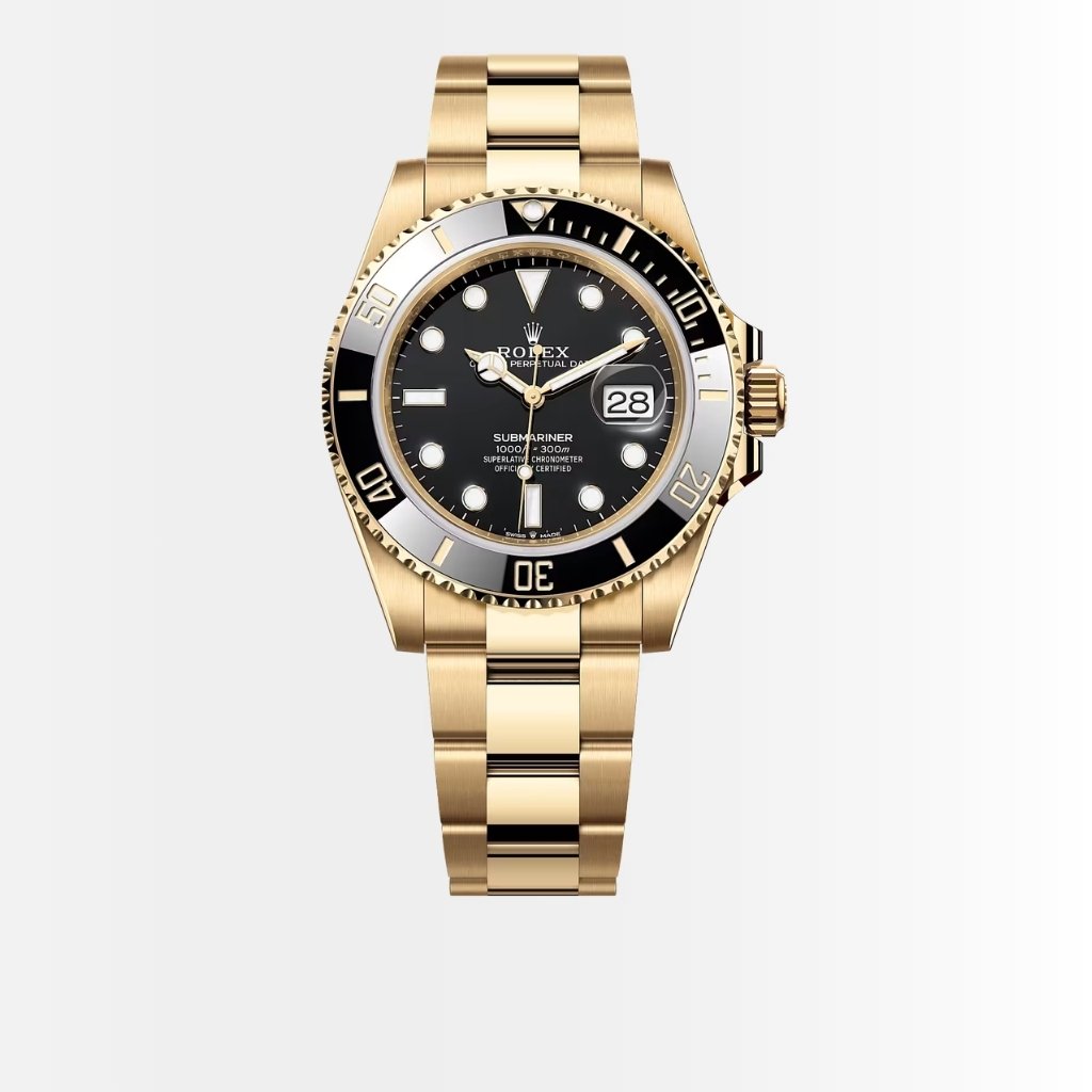 Rolex Submariner Date Oyster Gold Black Dial 40mm 126618LN