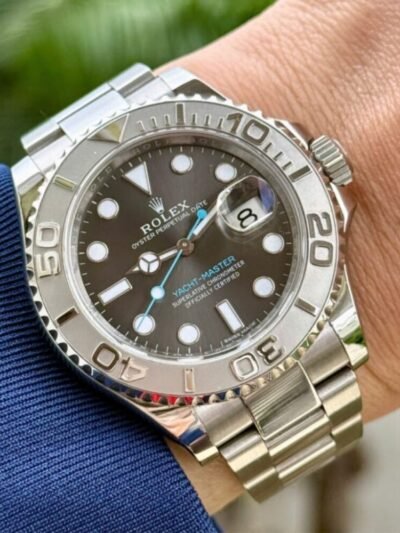 Rolex Yacht Master 40 Oyster Oystersteel Silver And Black 37mm 126622 0001