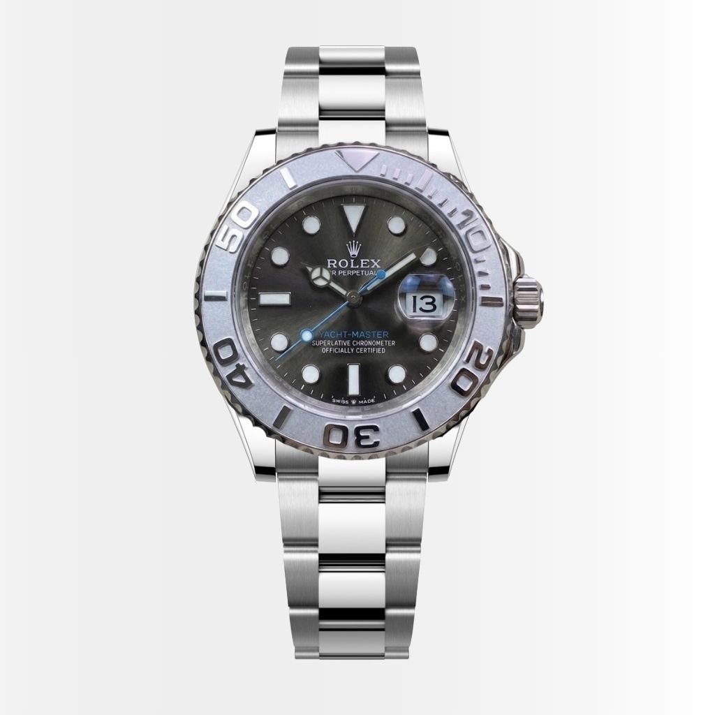 Rolex Yacht Master 40 Oyster Oystersteel Silver And Black 37mm 126622 0001