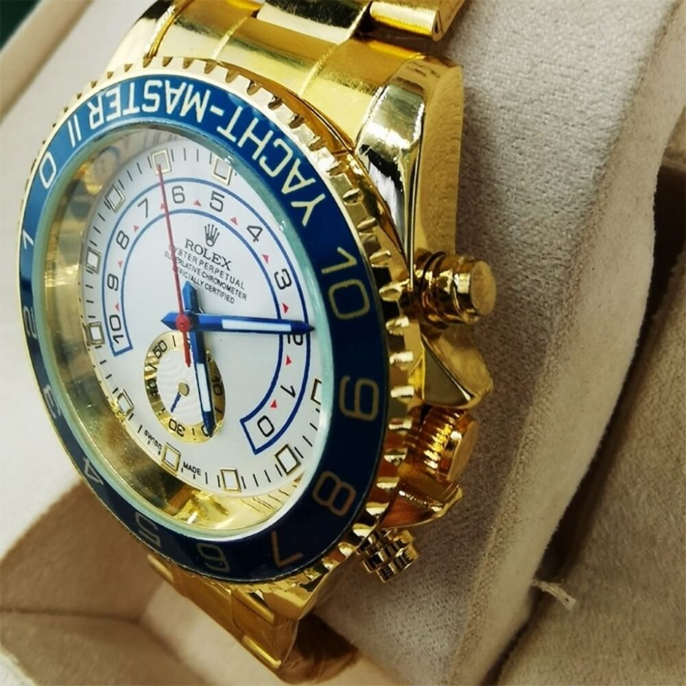 Rolex Yacht Master II Oyster Oystersteel Yellow Gold And White 44Mm 116688 0002
