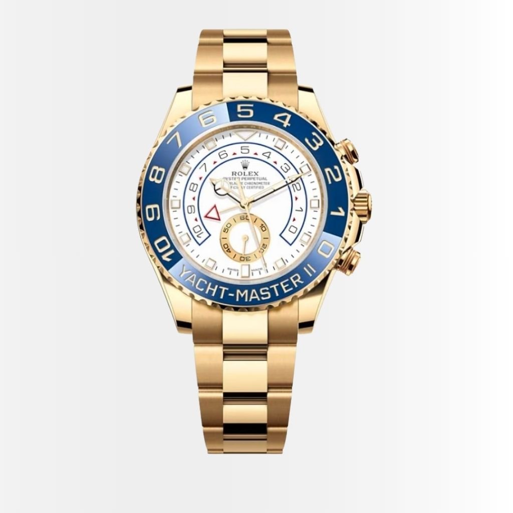 Rolex Yacht Master II Oyster Oystersteel Yellow Gold And White 44Mm 116688 0002