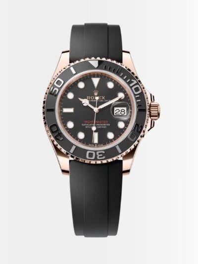 Rolex Yacht Master Oyster Black Dial And Everose Gold 40mm 126655