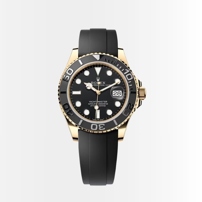 Rolex Yacht Master Oyster Black Dial And Gold 40mm 226658