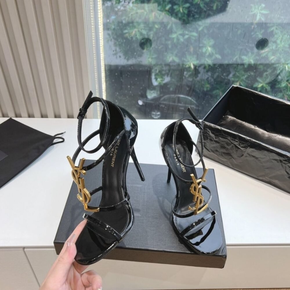 Saint Laurent Cassandra High Heels In Black 6301091TVKK1000