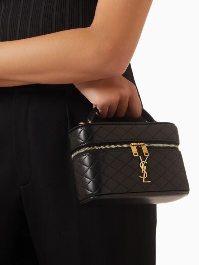 Saint Laurent Gaby Mini Vanity Bag Black 18cm 7667311EL071000