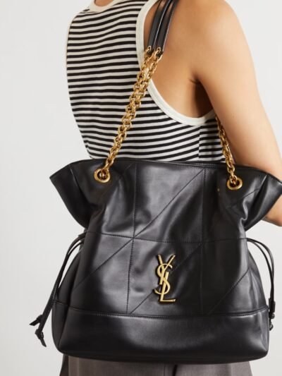 Saint Laurent Jamie Medium Shopping In Black 34cm 809824AAB321000