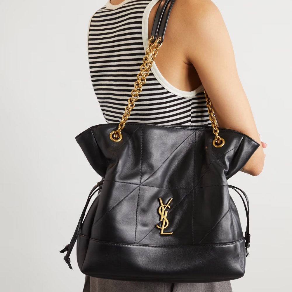 Saint Laurent Jamie Medium Shopping In Black 34cm 809824AAB321000