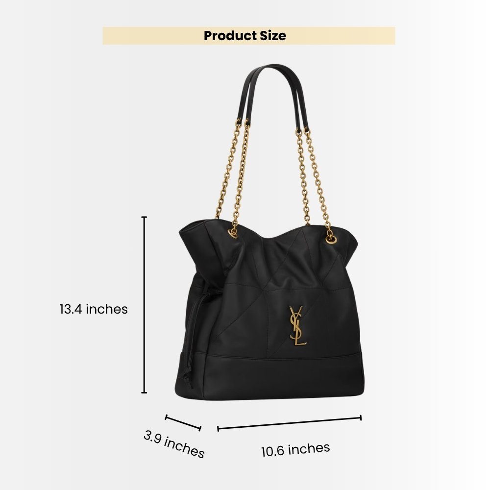 Saint Laurent Jamie Medium Shopping In Black 34cm 809824AAB321000