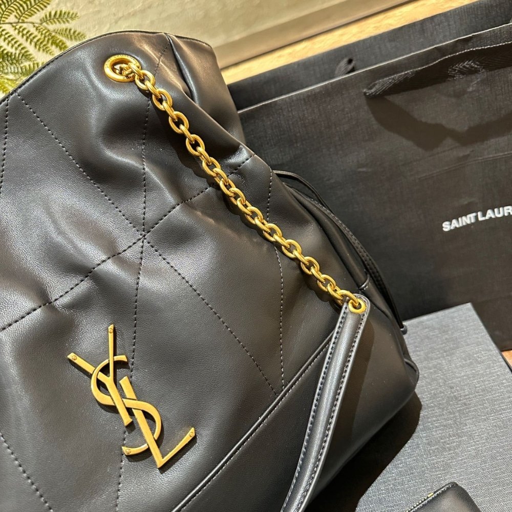 Saint Laurent Jamie Medium Shopping In Black 34cm 809824AAB321000