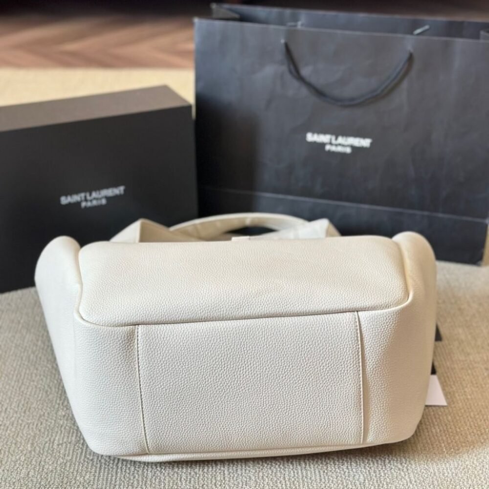 Saint Laurent Le 5 à 7 Bea Bag White 50cm 763435AADDG