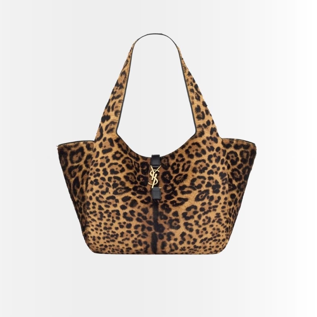 Saint Laurent Le 5 À 7 Bea In Leopard 31cm 763435AAD0N2063