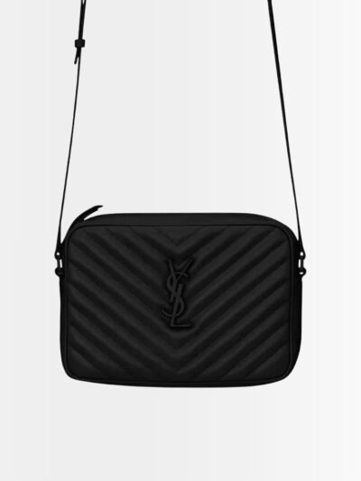 Saint Laurent Lou Camera Bag Matte Black Metal 23Cm 761554DV7081000