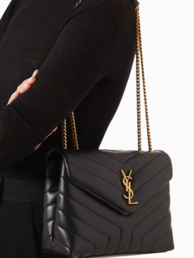 Saint Laurent Loulou Medium Black 32cm 574946DV7271000