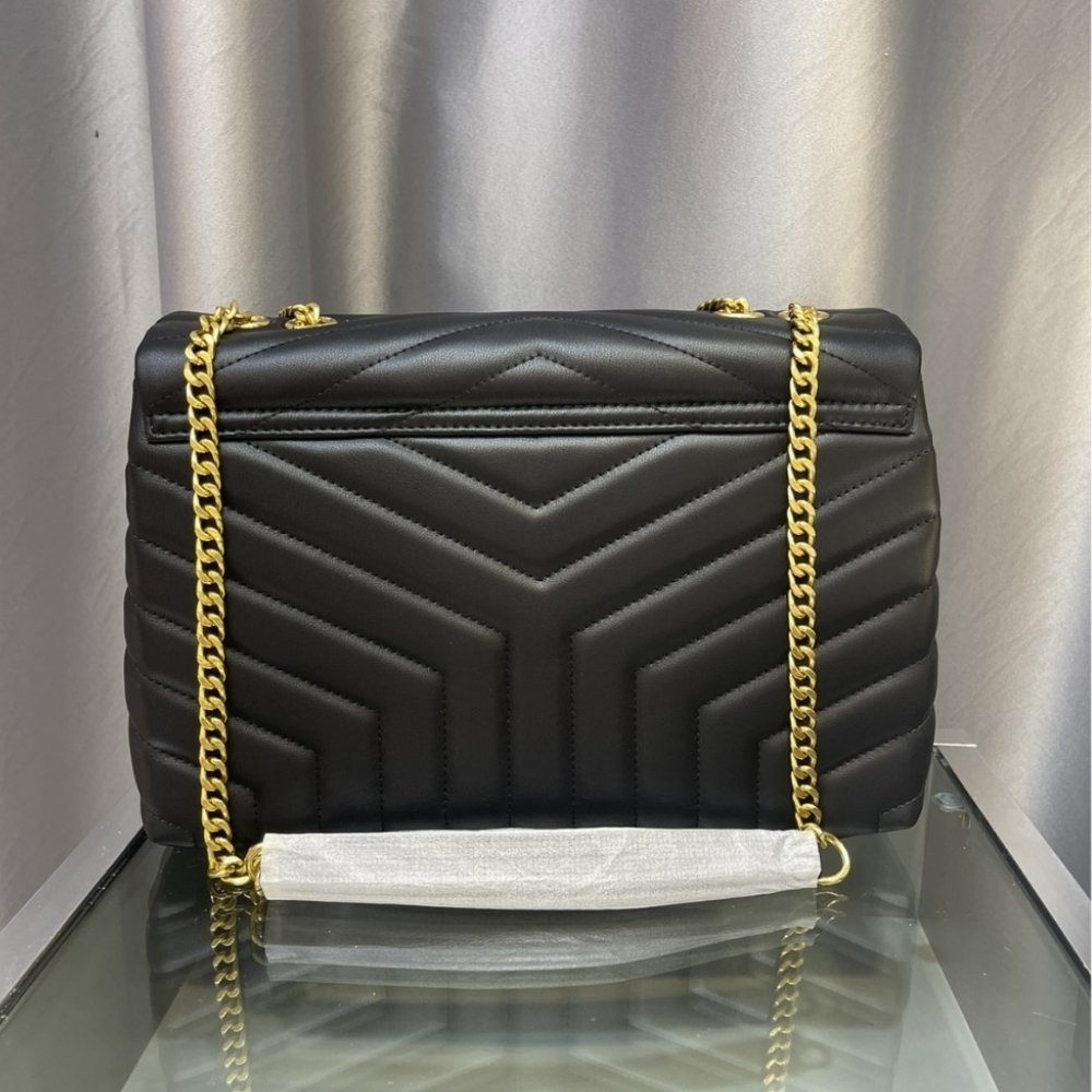 Saint Laurent Loulou Medium Black 32cm 574946DV7271000