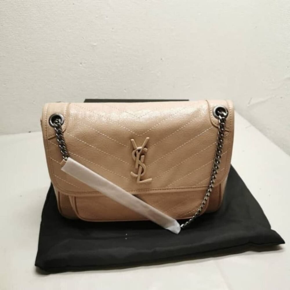 Saint Laurent Niki Medium In Vintage Beige 28cm