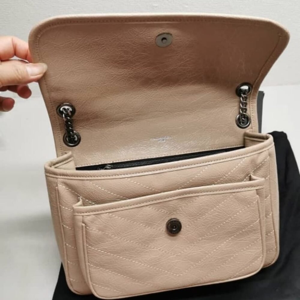 Saint Laurent Niki Medium In Vintage Beige 28cm